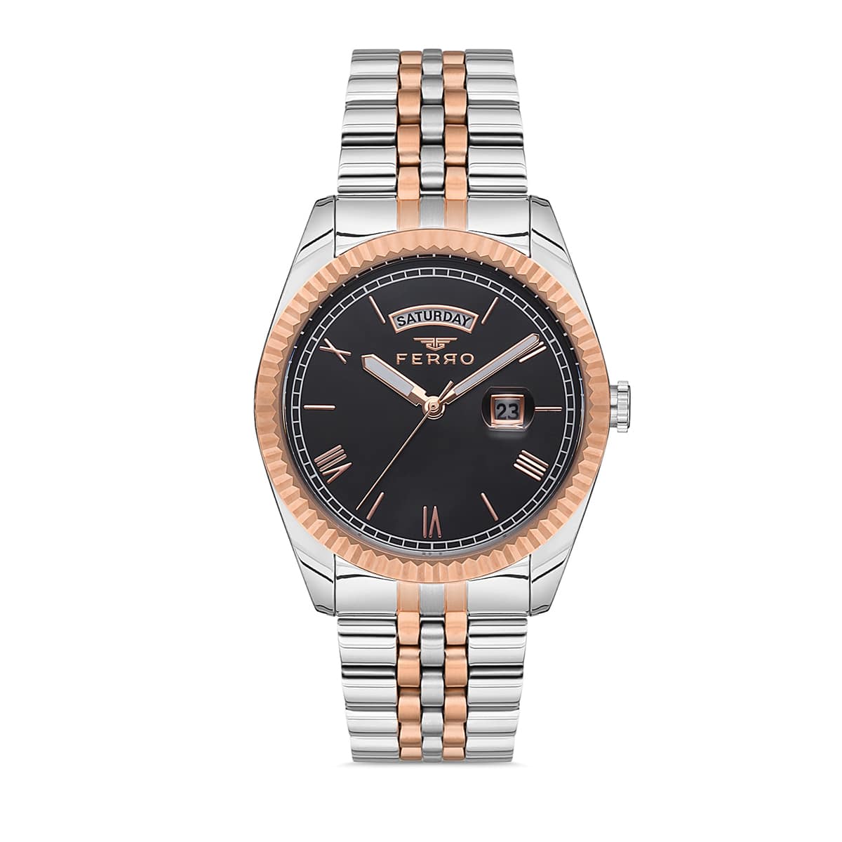 MONTRE FERRO HOMME M.FONCTION ACIER